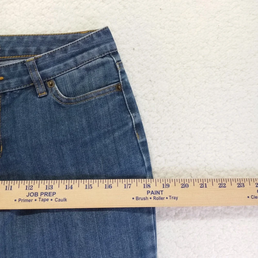 Michael Kors Womens 4P‎ Skinny Jeans Medium Wash Blue Denim Petite Mid Rise